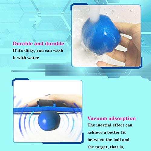 8Pcs Sticky Globbles Ball Stress Toy, Fluorescent Sticky Wall Ball Sticky Target Ball Decompression Toy for Kids Adults Gift