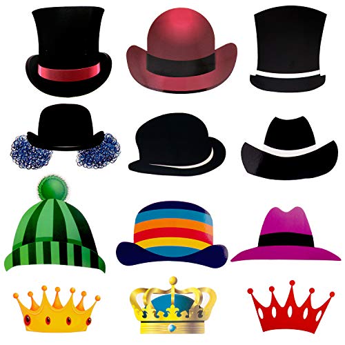 90 Pcs DIY Photo Booth, Comius Nuevo Estilo Photocall Atrezzo Favorecer Incluyendo cómica divertida creativa Bigotes Gafas Pelo Arcos Sombreros labios 90 Pcs DIY Photo Booth, Comius Nuevo Estilo Photocall Atrezzo Favorecer Incluyendo cómica divertida creativa Bigotes Gafas Pelo Arcos Sombreros labios