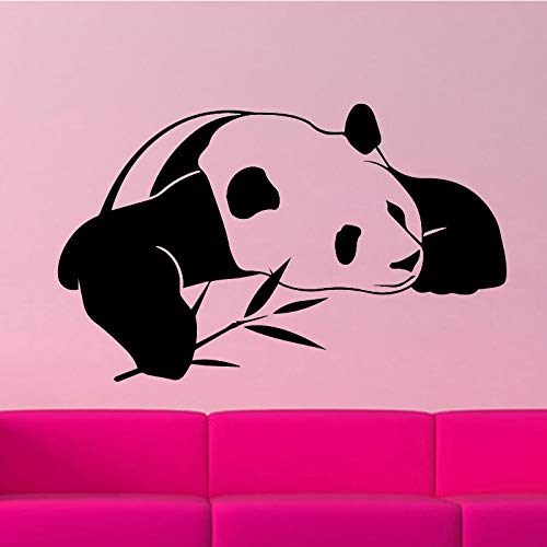 96 * 58cm de panda gigante de etiqueta de la pared para habitaciones de niños pegatinas sala animal casa decoracion accesorios casa decoración de estilo nórdico