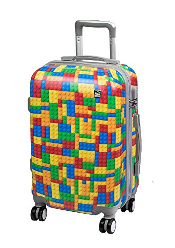 A2s Equipaje cabina maleta ligera y duradera maleta de cáscara dura con 8 ruedas giratorias llevar bolso (aviones) 55x35x20cm (ladrillos Imprimir) A2s Equipaje cabina maleta ligera y duradera maleta de cáscara dura con 8 ruedas giratorias llevar bolso (aviones) 55x35x20cm (ladrillos Imprimir)