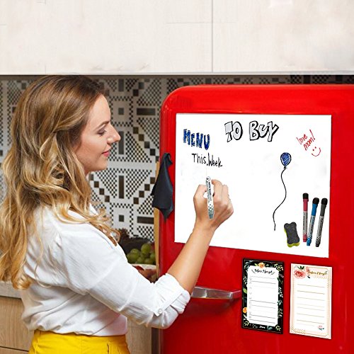 A3 Pizarra Magnética Tablero Blanco de MZMing-Refrigerador Pizarra Magnética de Cocina Lista de Compras Adecuado para Niños Adultos Fácil de Escribir Escobillas Magnéticas Fuertes-Tablón de Anuncios A3 Pizarra Magnética Tablero Blanco de MZMing-Refrigerador Pizarra Magnética de Cocina Lista de Compras Adecuado para Niños Adultos Fácil de Escribir Escobillas Magnéticas Fuertes-Tablón de Anuncios