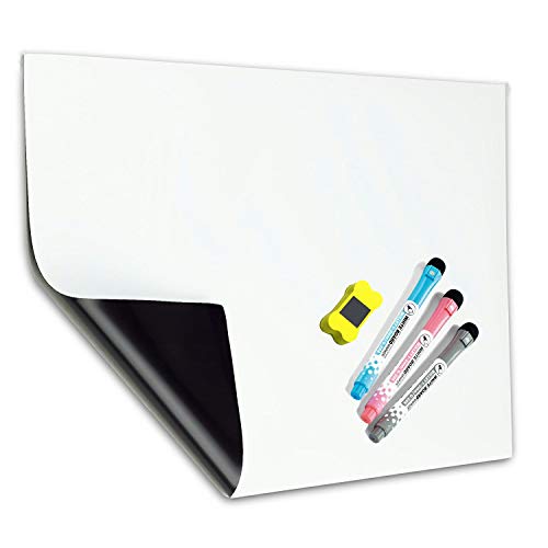 A3 Pizarra Magnética Tablero Blanco de MZMing-Refrigerador Pizarra Magnética de Cocina Lista de Compras Adecuado para Niños Adultos Fácil de Escribir Escobillas Magnéticas Fuertes-Tablón de Anuncios A3 Pizarra Magnética Tablero Blanco de MZMing-Refrigerador Pizarra Magnética de Cocina Lista de Compras Adecuado para Niños Adultos Fácil de Escribir Escobillas Magnéticas Fuertes-Tablón de Anuncios
