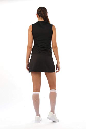 a40grados Sport & Style, Polo Plomo Negro, Mujer, Tenis y Padel (Paddle) (38 S) a40grados Sport & Style, Polo Plomo Negro, Mujer, Tenis y Padel (Paddle) (38 S)