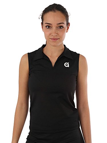 a40grados Sport & Style, Polo Plomo Negro, Mujer, Tenis y Padel (Paddle) (38 S) a40grados Sport & Style, Polo Plomo Negro, Mujer, Tenis y Padel (Paddle) (38 S)