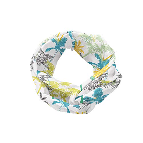 ABAKUHAUS Diadame hawaiano, Banda Elástica y Suave para Mujer para Deportes y Uso Diario Colorido isla de las palmeras dibujadas a mano exótico Ajuste de plantaciones tropicales, blanco Multicolor ABAKUHAUS Diadame hawaiano, Banda Elástica y Suave para Mujer para Deportes y Uso Diario Colorido isla de las palmeras dibujadas a mano exótico Ajuste de plantaciones tropicales, blanco Multicolor