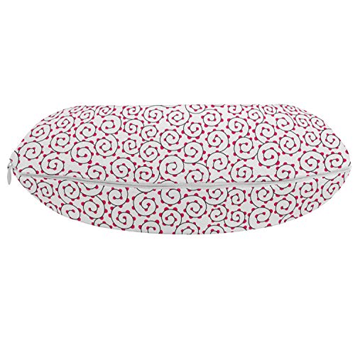 ABAKUHAUS Resumen Cojín de Viaje para Soporte de Cuello, Curling ramificaciones de árbol Arte, Viajes Siestas Leer Mirar TV, 30x30 cm, Blanco y Azul ABAKUHAUS Resumen Cojín de Viaje para Soporte de Cuello, Curling ramificaciones de árbol Arte, Viajes Siestas Leer Mirar TV, 30x30 cm, Blanco y Azul