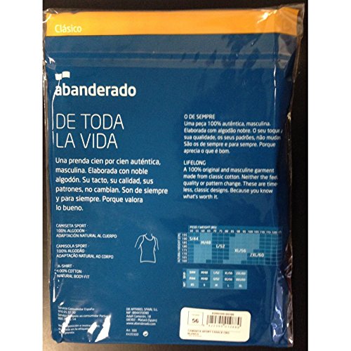Abanderado 300 - Camiseta Tirantes Caballero Algodon (56 XL) Abanderado 300 - Camiseta Tirantes Caballero Algodon (56 XL)