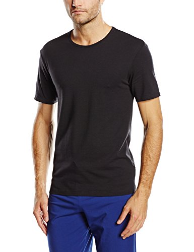 Abanderado AS00577, Camiseta Algodón Maxima Transpiración De Manga Corta Y Cuello Redondo Para Hombre, Negro, X-Large