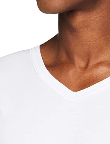 Abanderado Termal algodón Invierno Cuello uve Camiseta térmica, Blanco (Blanco 001), X-Large (Tamaño del Fabricante:XL/56) para Hombre