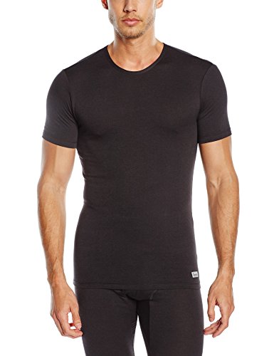 Abanderado Termal Termaltech Camiseta térmica, Negro (Negro 002), Large (Tamaño del Fabricante:52) para Hombre Abanderado Termal Termaltech Camiseta térmica, Negro (Negro 002), Large (Tamaño del Fabricante:52) para Hombre