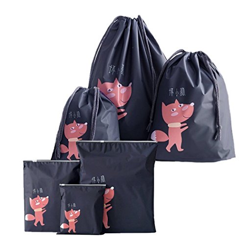 Abaría - Organizadores para Maletas 6 Piezas (3 zippa Bag + 3 Bolsa de Cuerda), Bolsos Esenciales del Bolso-en-Bolso - Cubos de Embalaje - Bolso de los Zapatos - Neceser Organizador para cosméticos Abaría - Organizadores para Maletas 6 Piezas (3 zippa Bag + 3 Bolsa de Cuerda), Bolsos Esenciales del Bolso-en-Bolso - Cubos de Embalaje - Bolso de los Zapatos - Neceser Organizador para cosméticos