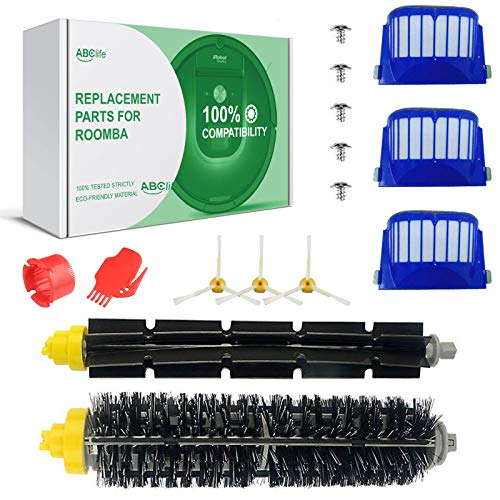 ABClife Kit Cepillos Repuestos de Accesorios Compatible con Aspiradoras iRobot Roomba Serie 600 605 610 615 616 620 625 630 631 632 639 650 651 660 670 680 681 691-15PCS