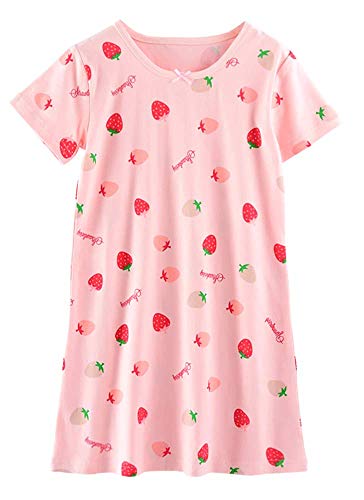 ABClothing Vestido de Dormir de algodón para niñas Junior Vibrantes Camisones 6-7 años Rojo ABClothing Vestido de Dormir de algodón para niñas Junior Vibrantes Camisones 6-7 años Rojo