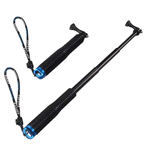ABCTen Palo Selfie Stick Monopod Extensible Aluminio para Gopro Hero 5 4 Session Xiaomi Yi ABCTen Palo Selfie Stick Monopod Extensible Aluminio para Gopro Hero 5 4 Session Xiaomi Yi