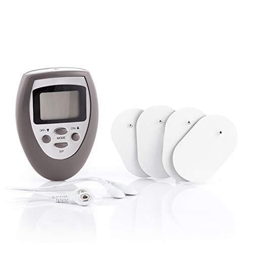 Abdo ENRG Pulse-Electroestimulador digital bruciagrassi muscular multifuncional con 4 electrodos de contactos y 10 Niveles de intensita-compacto y portátil para estimulación-tonificare, línea, reafirmarla y mejora la circulación sanguínea.