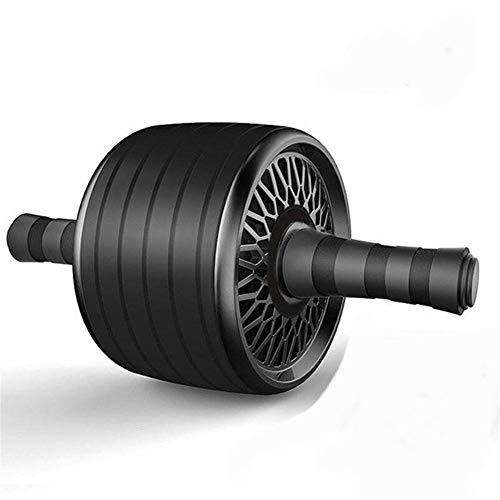 Abdominal abs rodillo rueda del ejercicio Fitness Equipment Silencio de ruedas for los brazos hacia atrás del vientre Core Trainer Body Shape Suministros de formación (Color : Black)