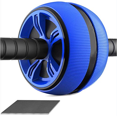 Abdominal abs rodillo rueda del ejercicio Fitness Equipment Silencio de ruedas for los brazos hacia atrás del vientre Core Trainer Body Shape Suministros de formación (Color : Blue)