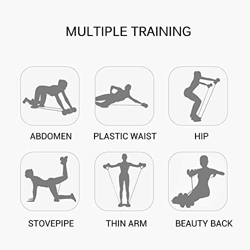 Abdominal Rodillo de Ejercicios Abdominales, Rodillo Doble de Múltiples Funciones Rueda Abdominal Rueda Plegable Entrenador de Músculos Abdominales Rueda Casera Equipo de Ejercicios Entrenador Adelg Abdominal Rodillo de Ejercicios Abdominales, Rodillo Doble de Múltiples Funciones Rueda Abdominal Rueda Plegable Entrenador de Músculos Abdominales Rueda Casera Equipo de Ejercicios Entrenador Adelg