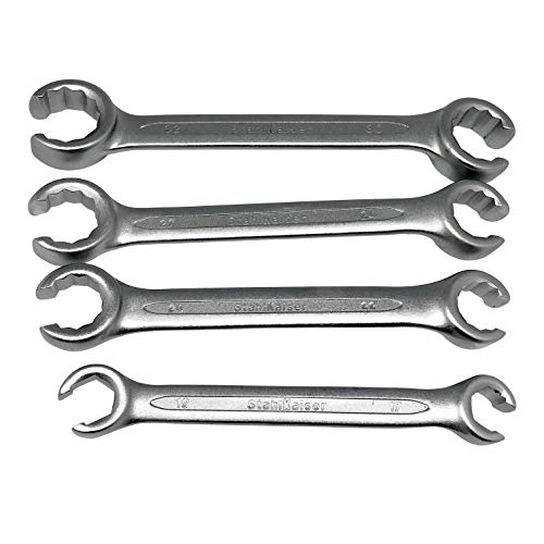 abierta Juego de llaves inglesas de 4 piezas 17 – 32 mm de freno hidráulico de línea Llave abierta Juego de llaves inglesas de 4 piezas 17 – 32 mm de freno hidráulico de línea Llave
