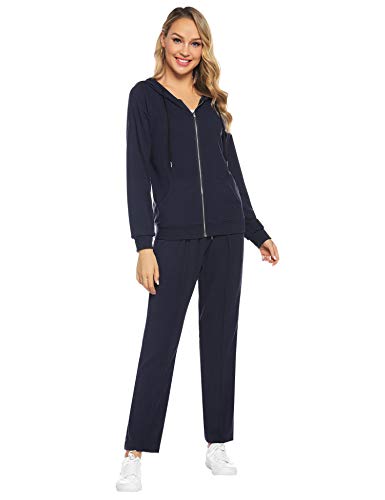 Abollria Chaquetas Deportivas y Pantalones Deportivos Completos Chándal Conjunto Mujer Trajes Deportivos Ropa Casual Deportes en Casa 2 Piezas para Primavera Otoño Invierno Abollria Chaquetas Deportivas y Pantalones Deportivos Completos Chándal Conjunto Mujer Trajes Deportivos Ropa Casual Deportes en Casa 2 Piezas para Primavera Otoño Invierno