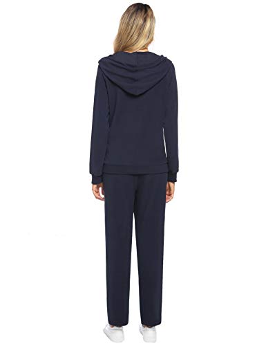 Abollria Chaquetas Deportivas y Pantalones Deportivos Completos Chándal Conjunto Mujer Trajes Deportivos Ropa Casual Deportes en Casa 2 Piezas para Primavera Otoño Invierno Abollria Chaquetas Deportivas y Pantalones Deportivos Completos Chándal Conjunto Mujer Trajes Deportivos Ropa Casual Deportes en Casa 2 Piezas para Primavera Otoño Invierno