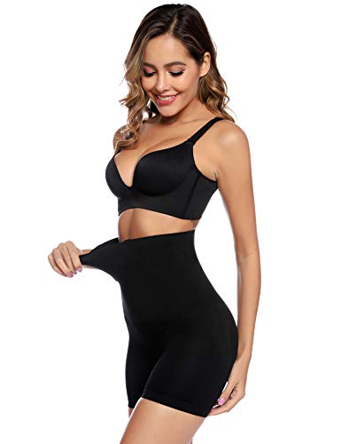 Abollria Fajas Reductoras Body Shaper Cintura Corsé,Braguita Moldeadora Adelgazante Faja Pantalón Cintura Alta Body Moldeador Abdomen Shapewear Lenceria Mujer (XL, Negro_3)