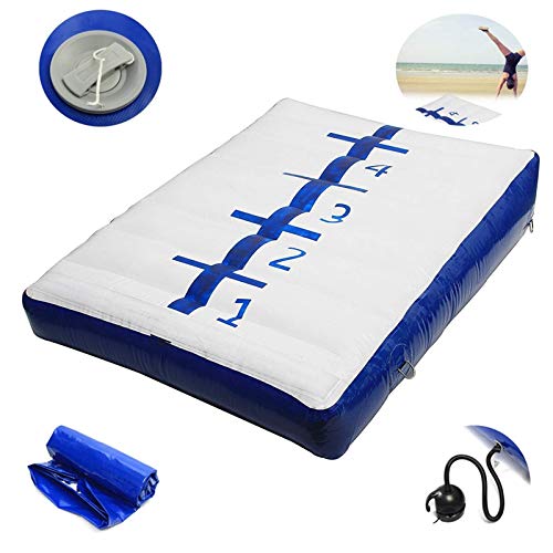 Abrahmliy Colchonetas De Ejercicio Gimnasia Inflable Tumbling Mat Floor Sports Equipo De Protección Colchoneta De Gimnasia (Size:S; Color:Blue) Abrahmliy Colchonetas De Ejercicio Gimnasia Inflable Tumbling Mat Floor Sports Equipo De Protección Colchoneta De Gimnasia (Size:S; Color:Blue)