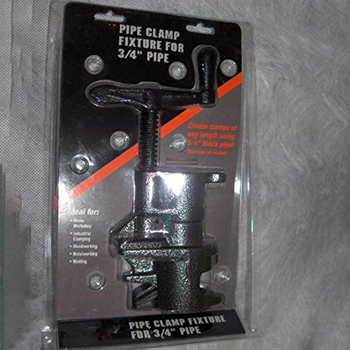 Abrazadera de tubo resistente de 3/4 pulgadas para carpintería de madera, abrazadera de tubo de acero fundido de hierro fundido para carpintero, herramienta de mano fácil Abrazadera de tubo resistente de 3/4 pulgadas para carpintería de madera, abrazadera de tubo de acero fundido de hierro fundido para carpintero, herramienta de mano fácil
