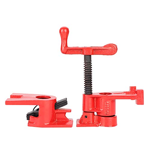 Abrazaderas de carpintería, Juego de 4 abrazaderas para tubos de madera encolada de 3/4", Abrazaderas de banco de trabajo de hierro fundido de liberación rápida para trabajar la madera Abrazaderas de carpintería, Juego de 4 abrazaderas para tubos de madera encolada de 3/4", Abrazaderas de banco de trabajo de hierro fundido de liberación rápida para trabajar la madera