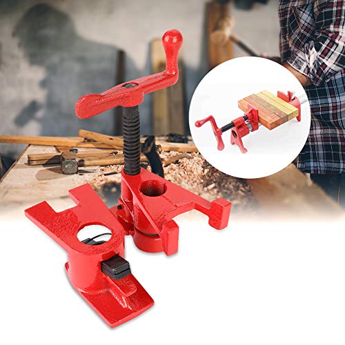 Abrazaderas de carpintería, Juego de 4 abrazaderas para tubos de madera encolada de 3/4", Abrazaderas de banco de trabajo de hierro fundido de liberación rápida para trabajar la madera Abrazaderas de carpintería, Juego de 4 abrazaderas para tubos de madera encolada de 3/4", Abrazaderas de banco de trabajo de hierro fundido de liberación rápida para trabajar la madera