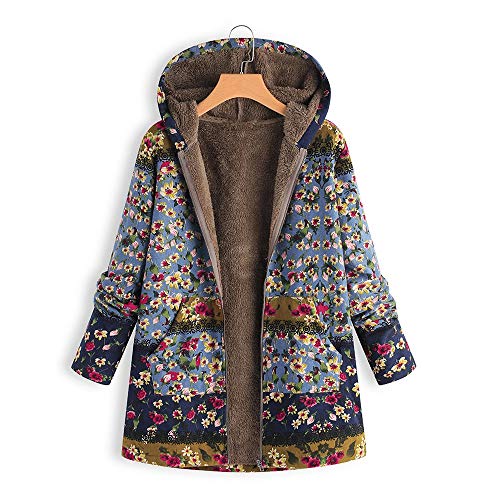 Abrigo De Invierno Mujer Libre Abrigos para Mujer Rebajas Talla Grande Abrigo con Capucha De Manga Larga Vintage Cremallera Señoras Abrigos con Bolsillos Gruesos De Lana riou (1-Blue, XXL) Abrigo De Invierno Mujer Libre Abrigos para Mujer Rebajas Talla Grande Abrigo con Capucha De Manga Larga Vintage Cremallera Señoras Abrigos con Bolsillos Gruesos De Lana riou (1-Blue, XXL)