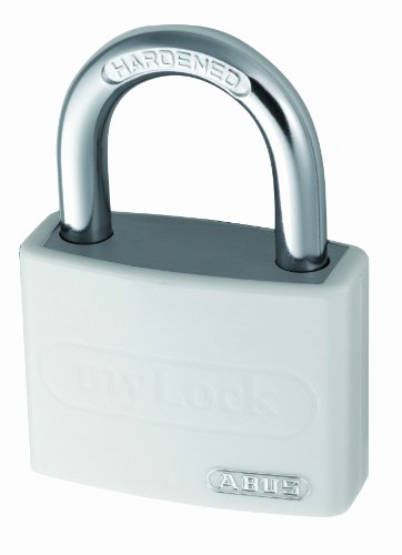 Abus T65AL/40_Blanco_B Candado Personalizable, 40 mm