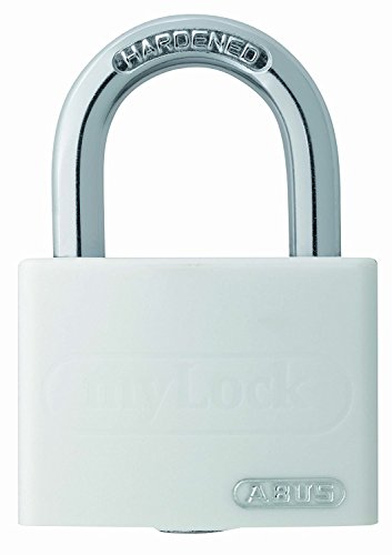 Abus T65AL/40_Blanco_B Candado Personalizable, 40 mm Abus T65AL/40_Blanco_B Candado Personalizable, 40 mm