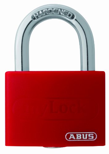 Abus T65AL/40_RED_KA Candado Personalizable, Rojo, 40 mm