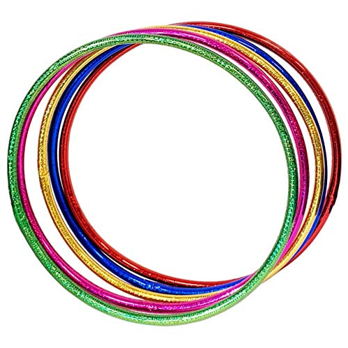 Acan Pack de 5 Hula Hoop de 75 cm de diámetro en Colores Surtidos