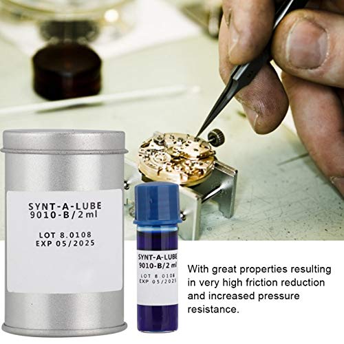 Accesorio de aceite de movimiento de reparación de reloj de 2 ml, reloj de pulsera de mantenimiento de lubricante de movimiento de relojero, para movimientos de relojes de bolsillo de reloj de pulsera Accesorio de aceite de movimiento de reparación de reloj de 2 ml, reloj de pulsera de mantenimiento de lubricante de movimiento de relojero, para movimientos de relojes de bolsillo de reloj de pulsera