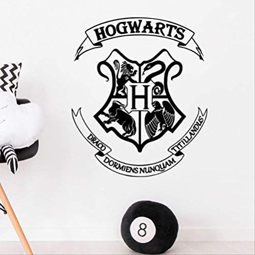 Accesorios De Harry Potter Escudo De Armas De Hogwarts Pegatinas De Pared De Vinilo Cortadas Para Habitaciones De Niños Decoración Niños Dormitorio Mural Tatuajes De Arte