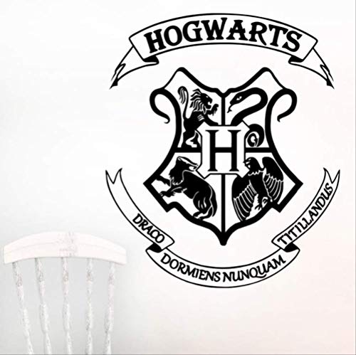 Accesorios De Harry Potter Escudo De Armas De Hogwarts Pegatinas De Pared De Vinilo Cortadas Para Habitaciones De Niños Decoración Niños Dormitorio Mural Tatuajes De Arte