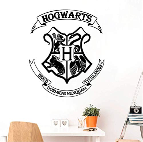 Accesorios De Harry Potter Escudo De Armas De Hogwarts Pegatinas De Pared De Vinilo Cortadas Para Habitaciones De Niños Decoración Niños Dormitorio Mural Tatuajes De Arte