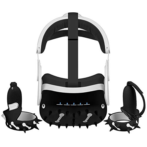 "Accesorios Oculus Quest 2 (Cubierta Protectora de la Cabeza + Cubiertas de los Agarres de los Controladores+Cubierta Facial, etc.), Cubierta Impermeable Antichoque Antideslizante,Toque Cómodo" "Accesorios Oculus Quest 2 (Cubierta Protectora de la Cabeza + Cubiertas de los Agarres de los Controladores+Cubierta Facial, etc.), Cubierta Impermeable Antichoque Antideslizante,Toque Cómodo"