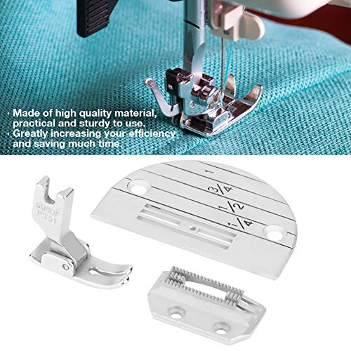 Accesorios para máquinas de coser industriales Kit de prensatelas para placas de agujas - 3PCS