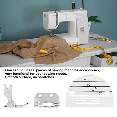 Accesorios para máquinas de coser industriales Kit de prensatelas para placas de agujas - 3PCS