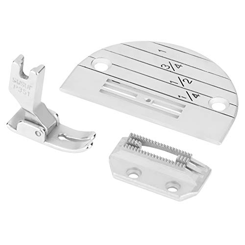 Accesorios para máquinas de coser industriales Kit de prensatelas para placas de agujas - 3PCS Accesorios para máquinas de coser industriales Kit de prensatelas para placas de agujas - 3PCS