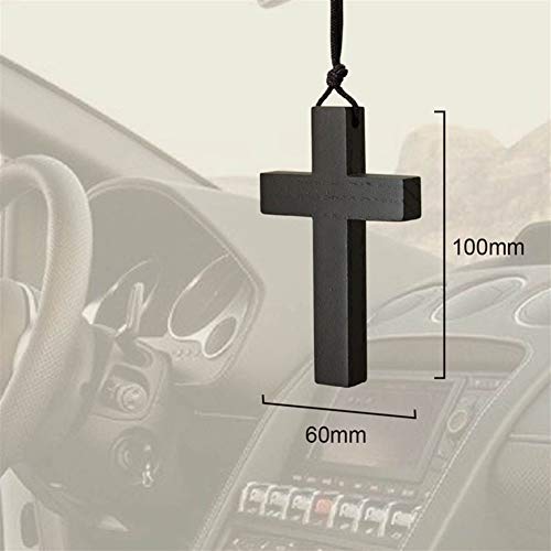 Accesorios Sólido Cruz de Madera Que cuelga de Coches Carry Cristiana Bolsa de Embalaje 10 cm de Alto Católica Crucifijo Cruces Jesucristo Colgantes de Pared Cruces Regalo