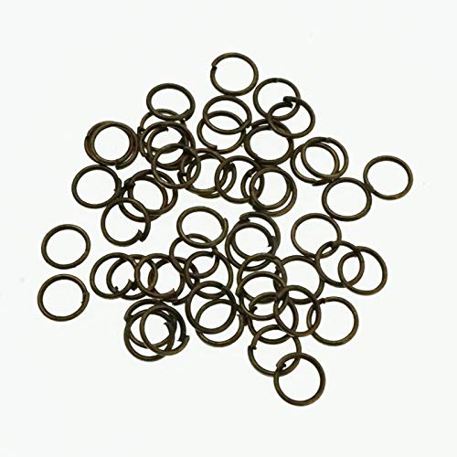 Accessorie Lote de 300 anillos de salto abiertos para collares, pulseras, joyas, 100 unidades, 16 mm, color negro Accessorie Lote de 300 anillos de salto abiertos para collares, pulseras, joyas, 100 unidades, 16 mm, color negro