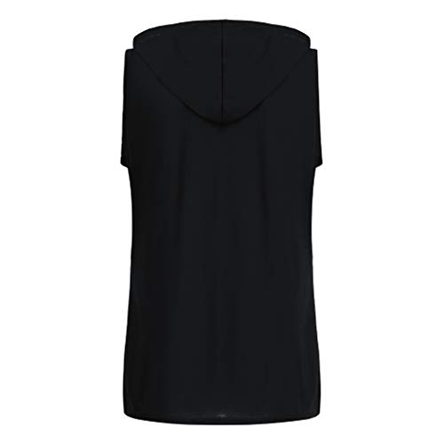 acction Camiseta con Capucha de Tirantes Deportes para Hombre, Tops Camisa sin Mangas de Verano Fitness acction Camiseta con Capucha de Tirantes Deportes para Hombre, Tops Camisa sin Mangas de Verano Fitness