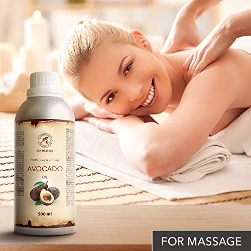 Aceite de Aguacate 500ml - Persea Gratissima Oil - Sudáfrica - Avocado Oil - 100% Puro y Natural Mejores Beneficios para Piel - Cabello - Cuidado Facial - Aceite Aguacate en Botella de Aluminio Aceite de Aguacate 500ml - Persea Gratissima Oil - Sudáfrica - Avocado Oil - 100% Puro y Natural Mejores Beneficios para Piel - Cabello - Cuidado Facial - Aceite Aguacate en Botella de Aluminio