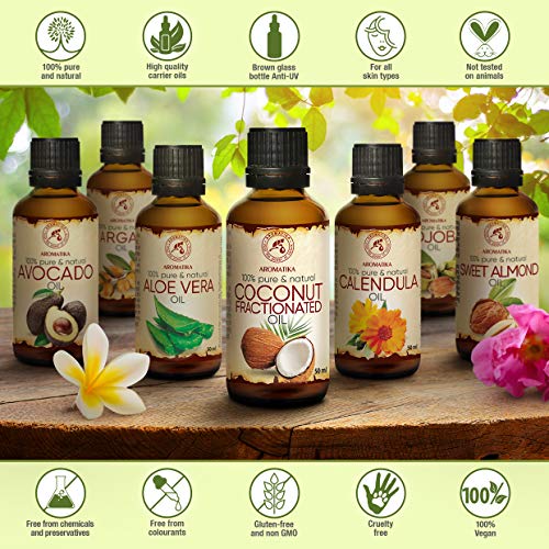 Aceite de Coco 50ml - Fraccionado - Cocos Nucifera Oil - Germany - 100% Puro y Natural - Grandes Beneficios para la Cabello - Piel - Excelente con Aceite Esencial - Aromaterapia - SPA - Baño - Masaje Aceite de Coco 50ml - Fraccionado - Cocos Nucifera Oil - Germany - 100% Puro y Natural - Grandes Beneficios para la Cabello - Piel - Excelente con Aceite Esencial - Aromaterapia - SPA - Baño - Masaje