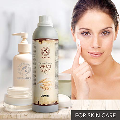 Aceite de germen de trigo 250 ml 100% puro y natural Aceite de germen de trigo - los mejores beneficios para el cabello - Piel - Cara - Cuerpo - Masaje - Aceite de germen de trigo Aceite de germen de trigo 250 ml 100% puro y natural Aceite de germen de trigo - los mejores beneficios para el cabello - Piel - Cara - Cuerpo - Masaje - Aceite de germen de trigo