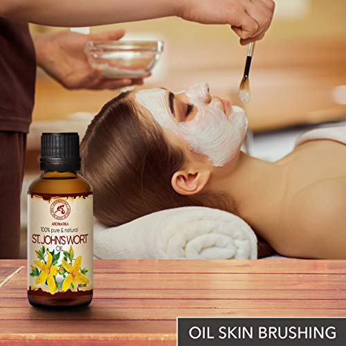 Aceite de Hierba de San Juan 50ml - Hypericum Perforatum - 100% Puro y Natural - Macerado de San Juan - St. John's Wort Oil - Cuidado de la Cara - Cuerpo - Cabello - Cuidado Corporal - Inglaterra Aceite de Hierba de San Juan 50ml - Hypericum Perforatum - 100% Puro y Natural - Macerado de San Juan - St. John's Wort Oil - Cuidado de la Cara - Cuerpo - Cabello - Cuidado Corporal - Inglaterra